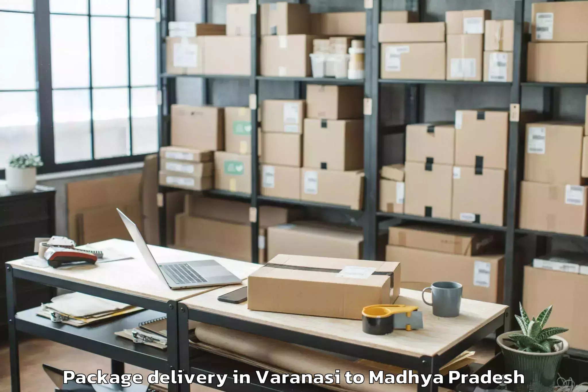 Trusted Varanasi to Maihar Package Delivery